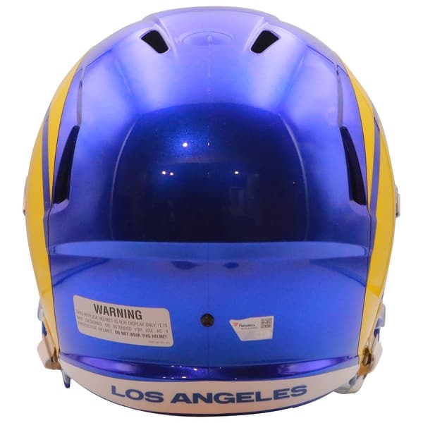 black football rams helmets Los Angeles Rivalries On Field Alternate Replica Speed point chinstrap Riddell Los Angeles Rams Rave