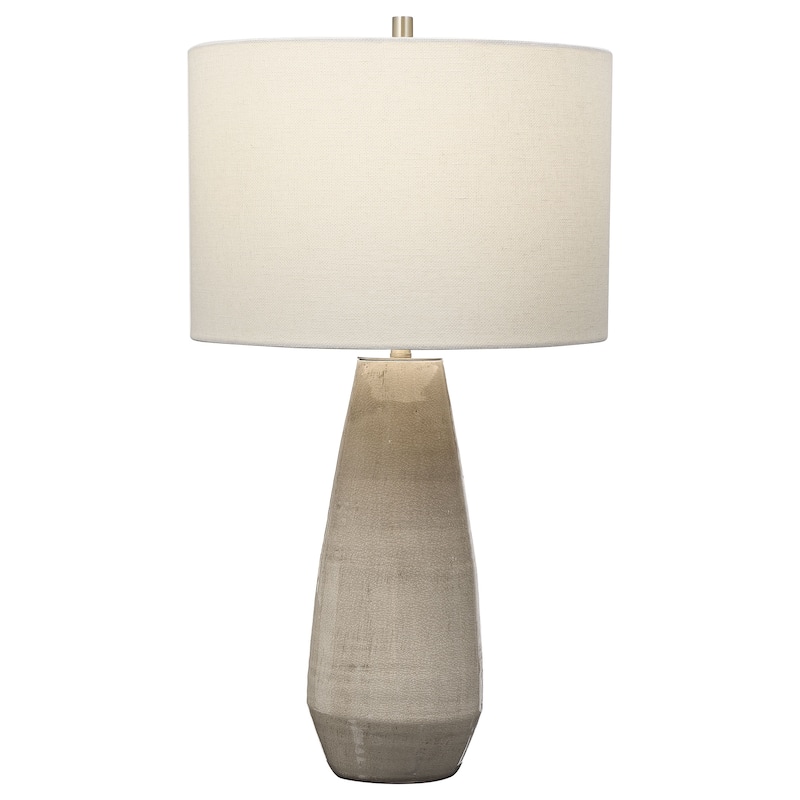 Uttermost Volterra Taupe-Grey Table Lamp