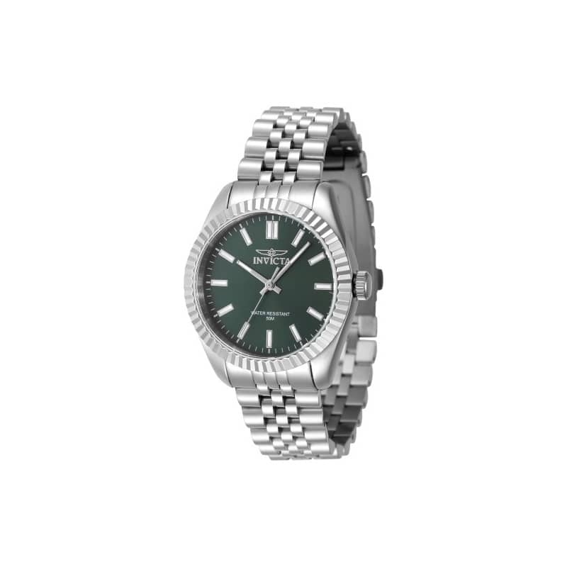 Invicta Women's 47496 Specialty Quartz 3 Hand Green Dial Watch