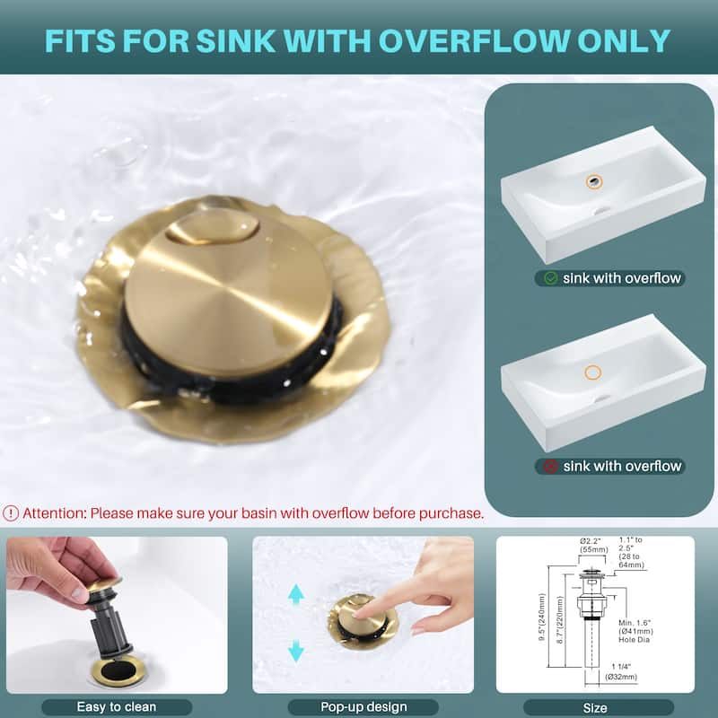 WOWOW 8 in. Widespread Double Handle Bathroom Faucet with Pop-Up Drain