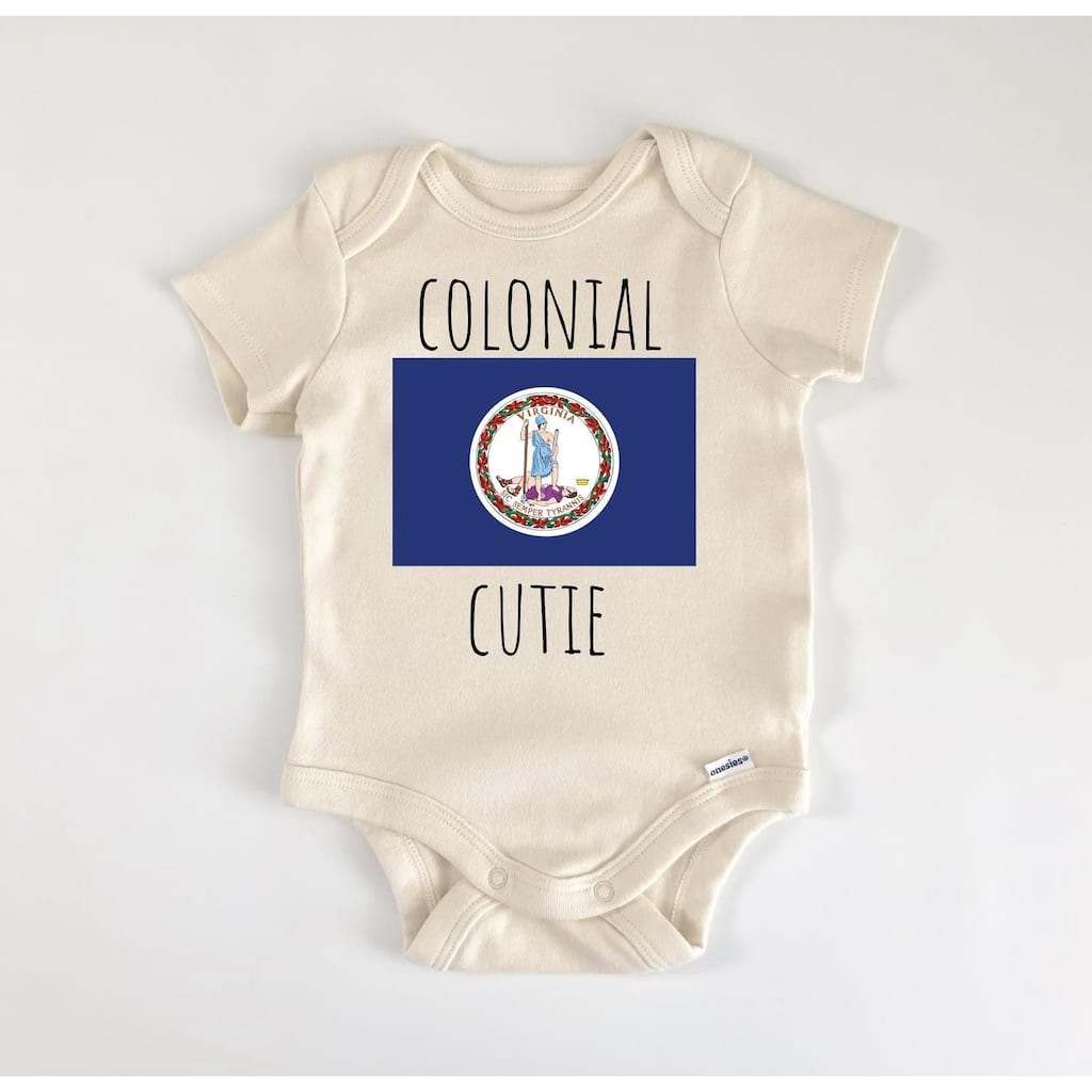 Virginia - Baby Boy Girl Clothes Infant Bodysuit Funny Cute Newborn