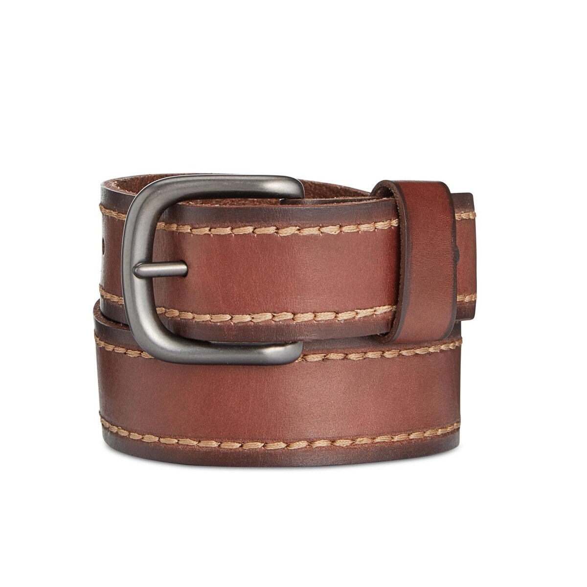 Shop Levi S Mens Casual Belt Leather Stitched S Free Shipping