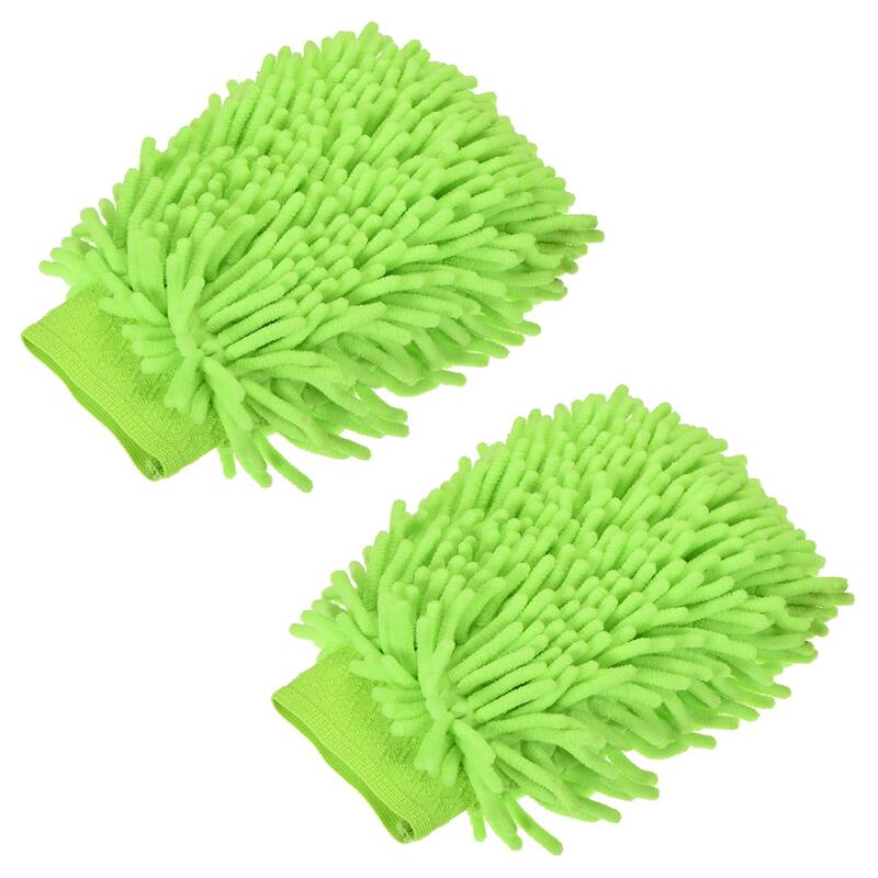 Microfiber Soft Chenille Wash Mitten Dusting Gloves for Cleaning