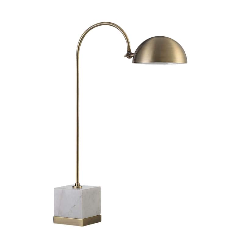Renwil Volos 30" Table Lamp with Dome Shade, White