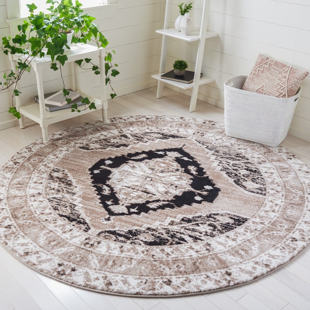 SAFAVIEH Vintage Hamadan Lucile Traditional Medallion Rug