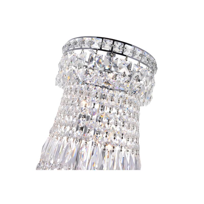 Stefania 13 Light Down Chandelier With Chrome Finish