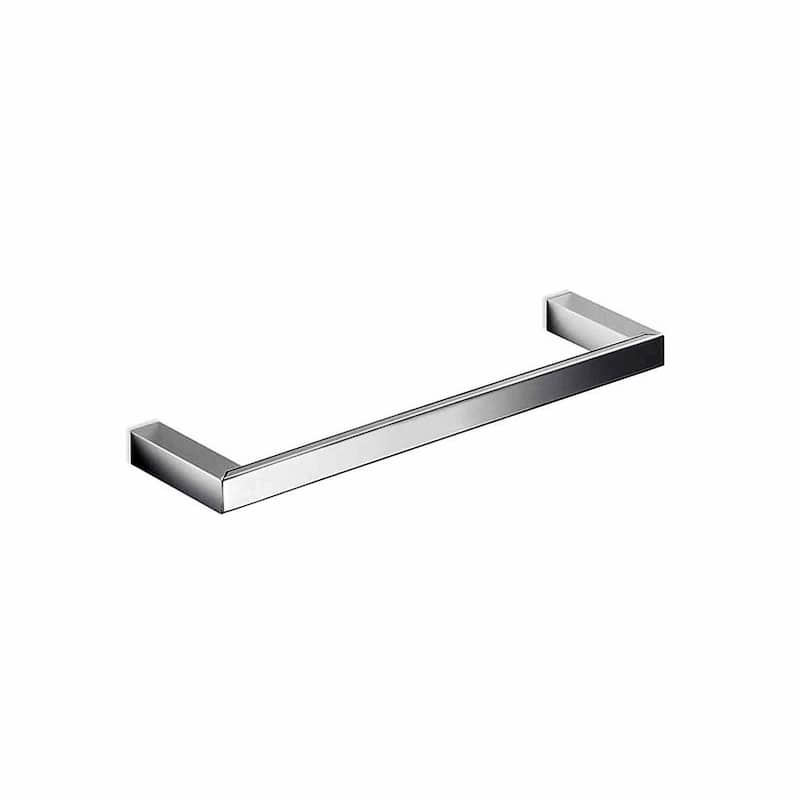 WS Bath Collections Divo 12-3/5" Single Towel Bar - Polished Chrome