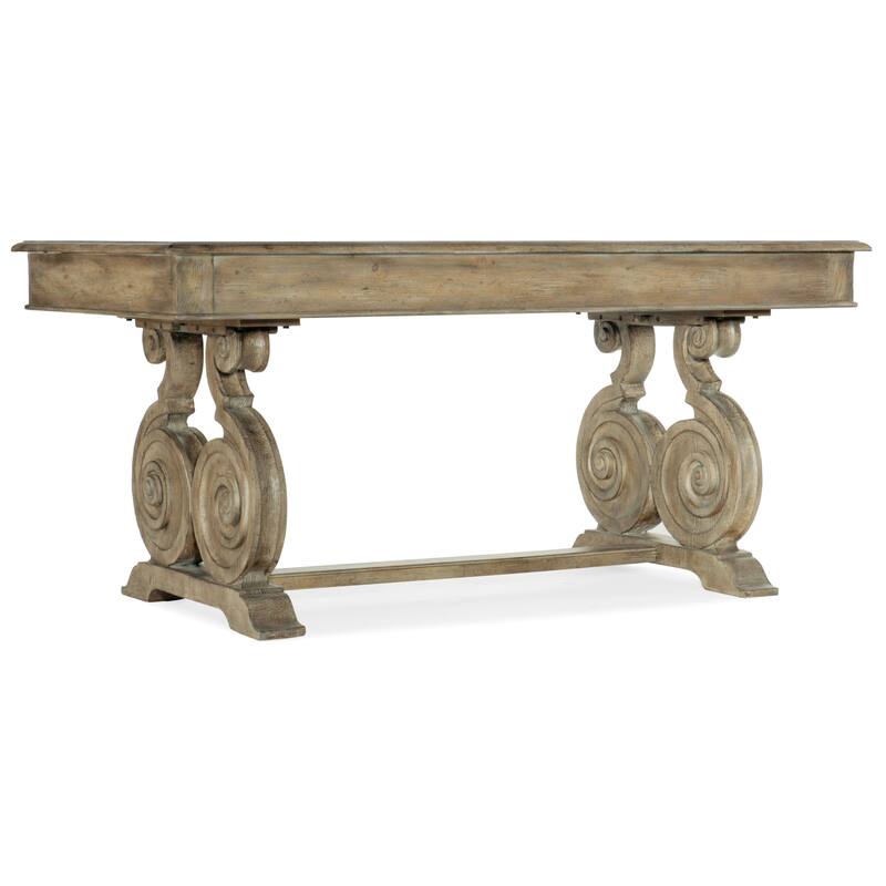 Hooker Furniture Castella 66" Wide Old World Traditional Rustic