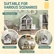 preview thumbnail 6 of 7, Qaba Kids Bookshelf, 3 Tier Kids Bookcase with Two Drawers, Bookshelf for Kids Rooms, Bedroom, Nursery, White