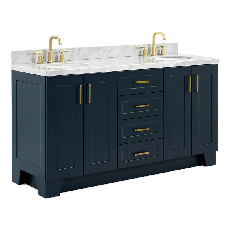 Ariel Q067DCWOVO Taylor 67" Free Standing Double Basin Vanity Set with