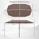 preview thumbnail 26 of 58, Gymax 13 FT Double-sided Patio Umbrella Outdoor Large Twin Size