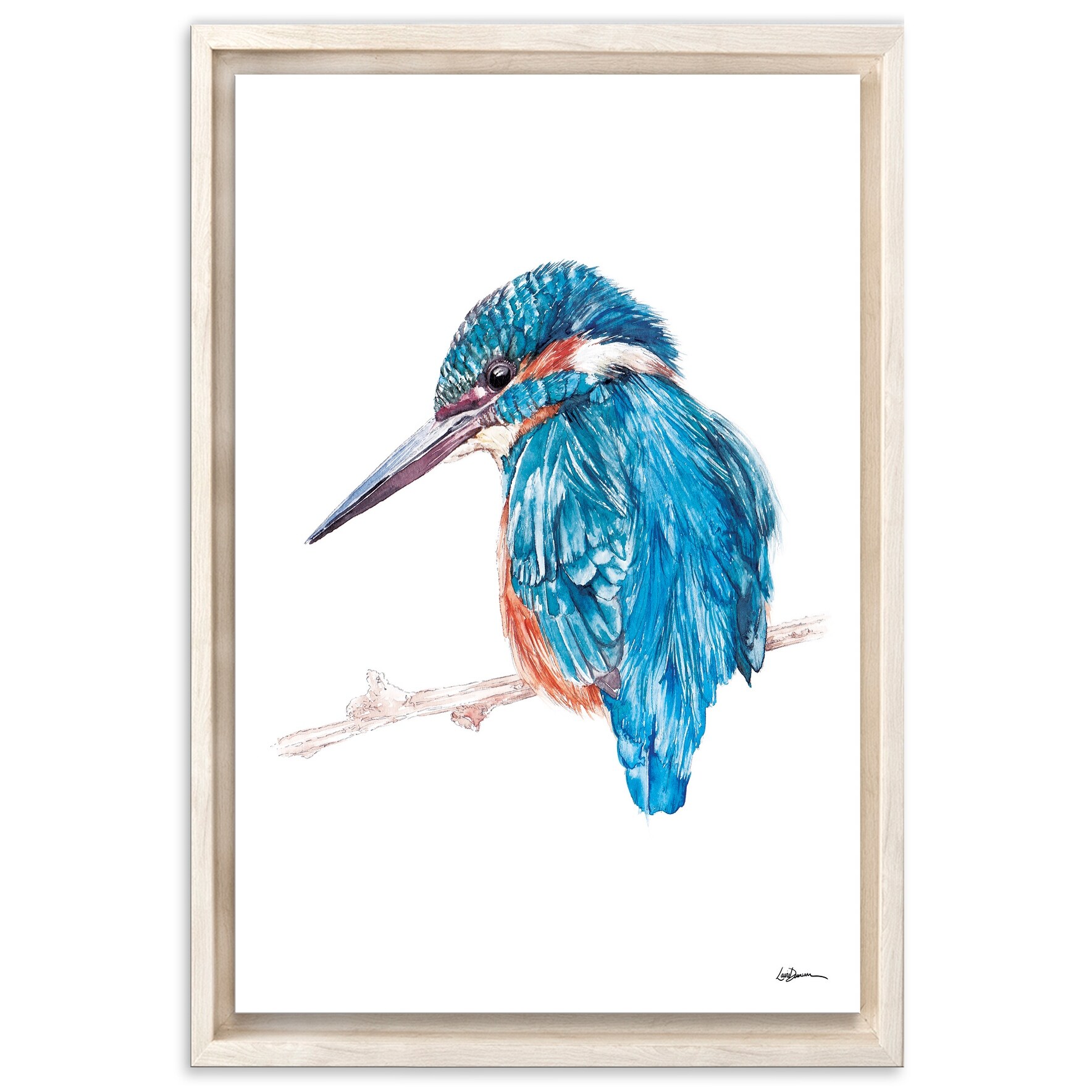 'Kingfisher'-Canvas-Wall-Art-