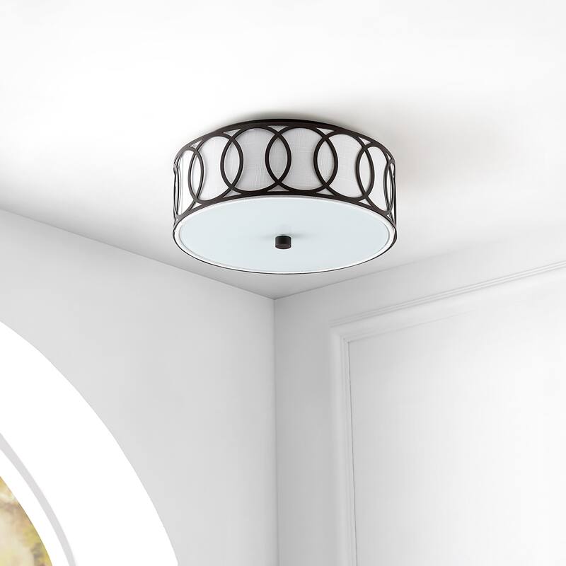 Elizabeth Metal LED Flush Mount, by JONATHAN Y