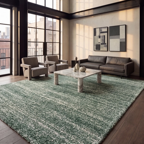 SAFAVIEH Hudson Shag Justine Modern 1 3/4-inch Thick Rug - On Sale