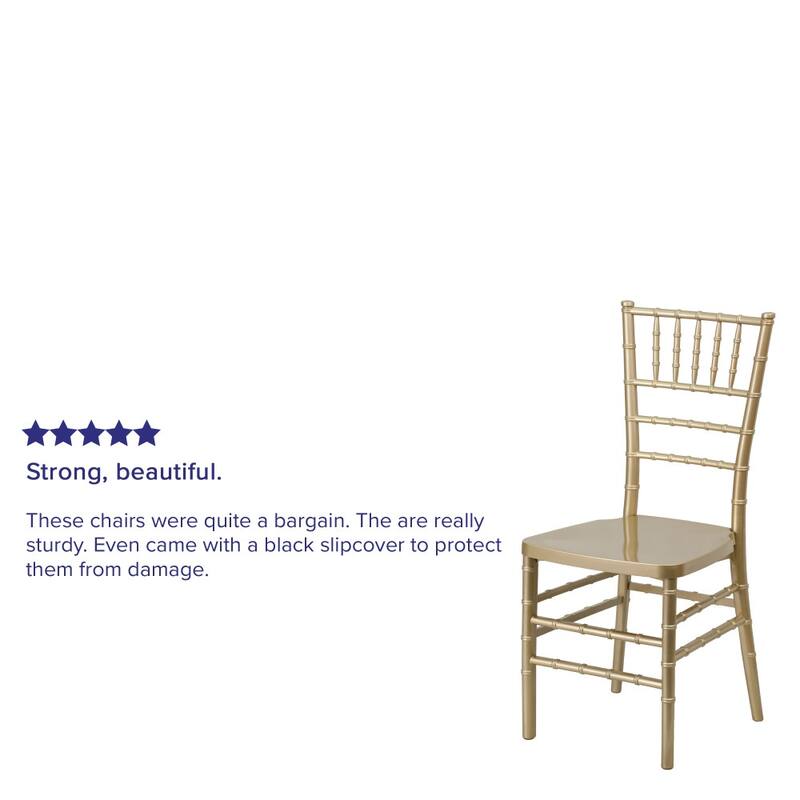 Resin Stacking Chiavari Chair - Hospitality and Event Seating