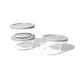 preview thumbnail 20 of 34, Glass Food Storage Containers Set - Round, 2-Cup (16oz) BPA-Free, Microwave & Oven Safe, Airtight Lids 6 Piece Set (3 Containers + 3 Lids) - Grey
