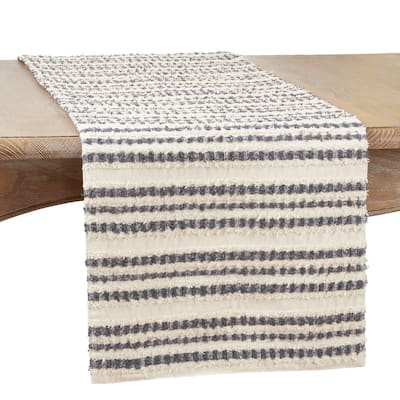 Long Table Runner With Striped Design - 16"x72"