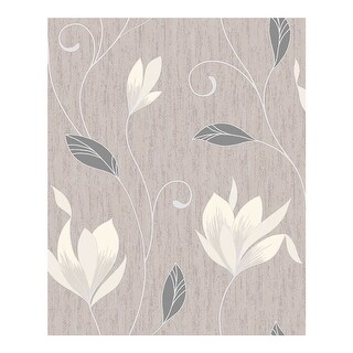 Anais Neutral Floral Trails Wallpaper - 20.5 x 396 x 0.025 - On Sale ...