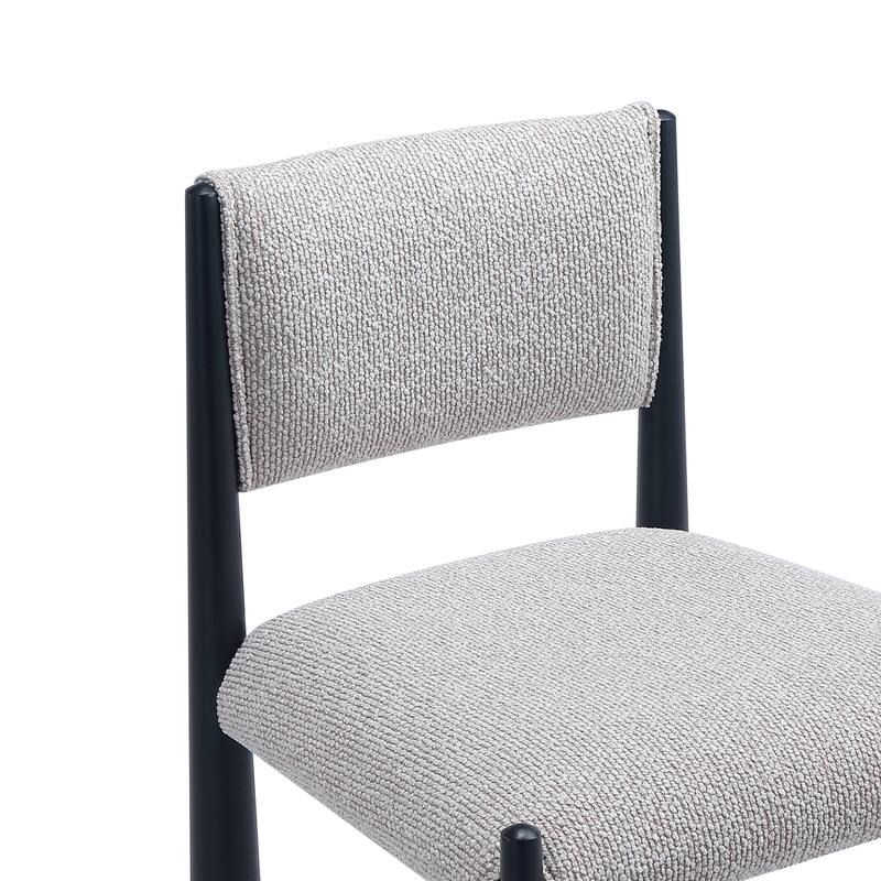 Manhattan Comfort Lennor Metal Boucle Side Chair Set of 2
