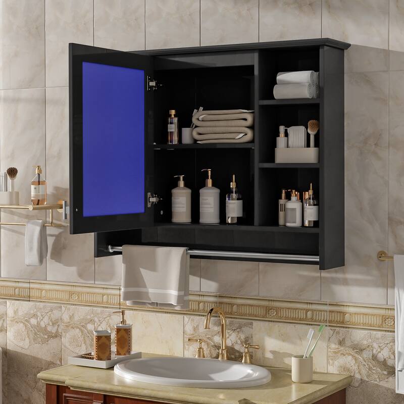 3-in-1 Bathroom Mirror Cabinet