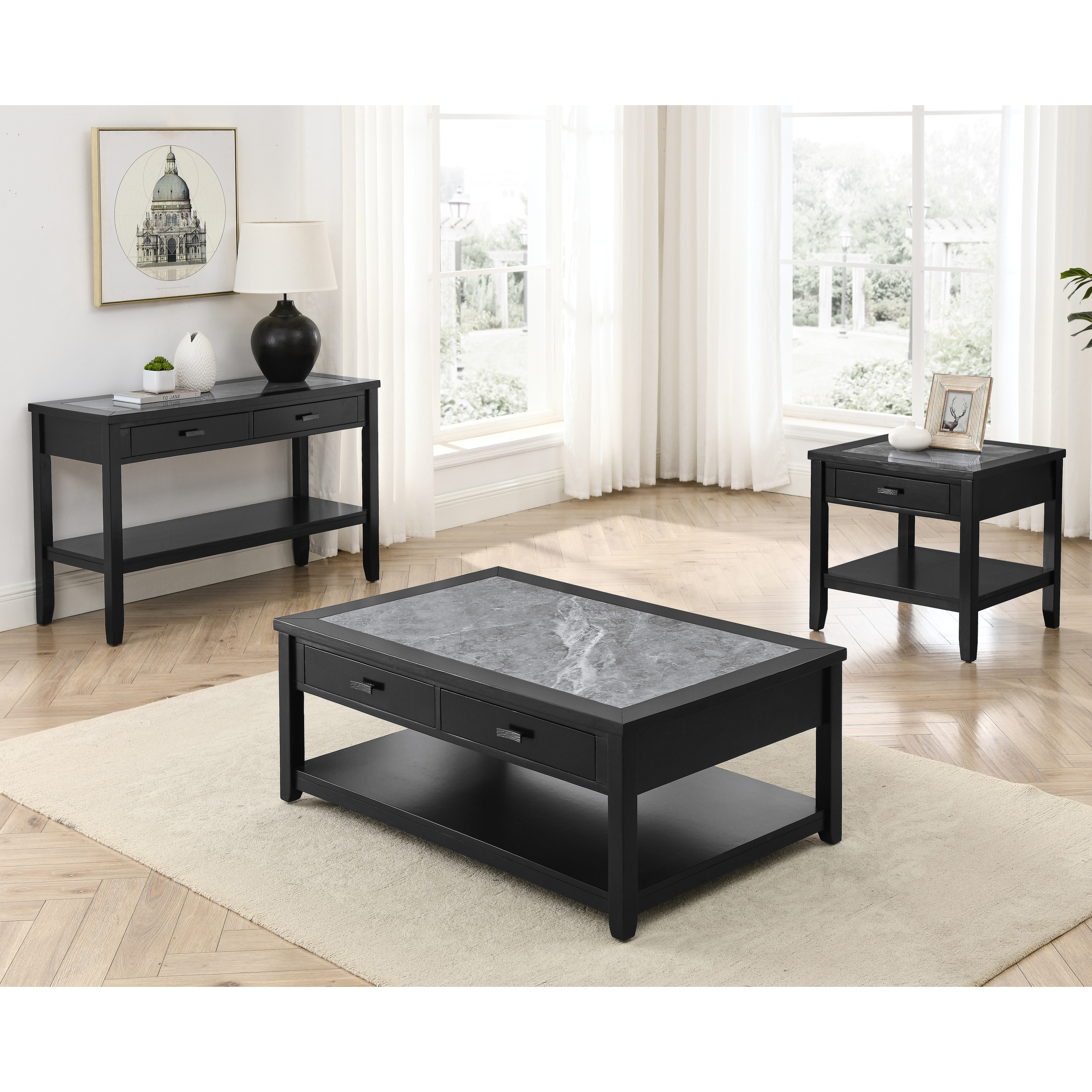 Steve Silver Gladstone 3-Piece Occasional Set