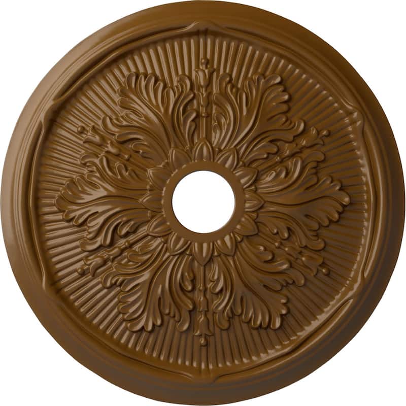 23 3/4"OD x 3 5/8"ID x 1 7/8"P Luton Leaf Ceiling Medallion
