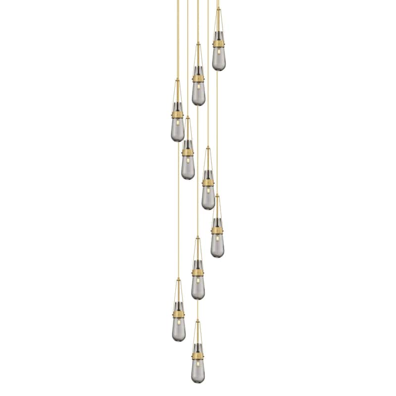 Innovations Lighting 119-452-1P-21-19 Milan Pendant Milan 9 Light 19"