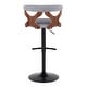 preview thumbnail 54 of 141, Carson Carrington Viby Adjustable Bar Stool with Rounded T Footrest (Set of 2)