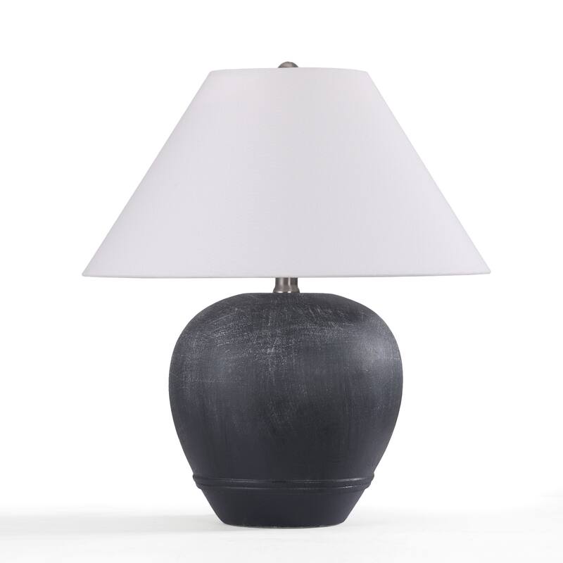 Global Accent Ceramic Table Lamp with Linen Shade