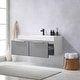 preview thumbnail 81 of 117, Vegadeo Bath Vanity with One-Piece Composite Stone Sink Top
