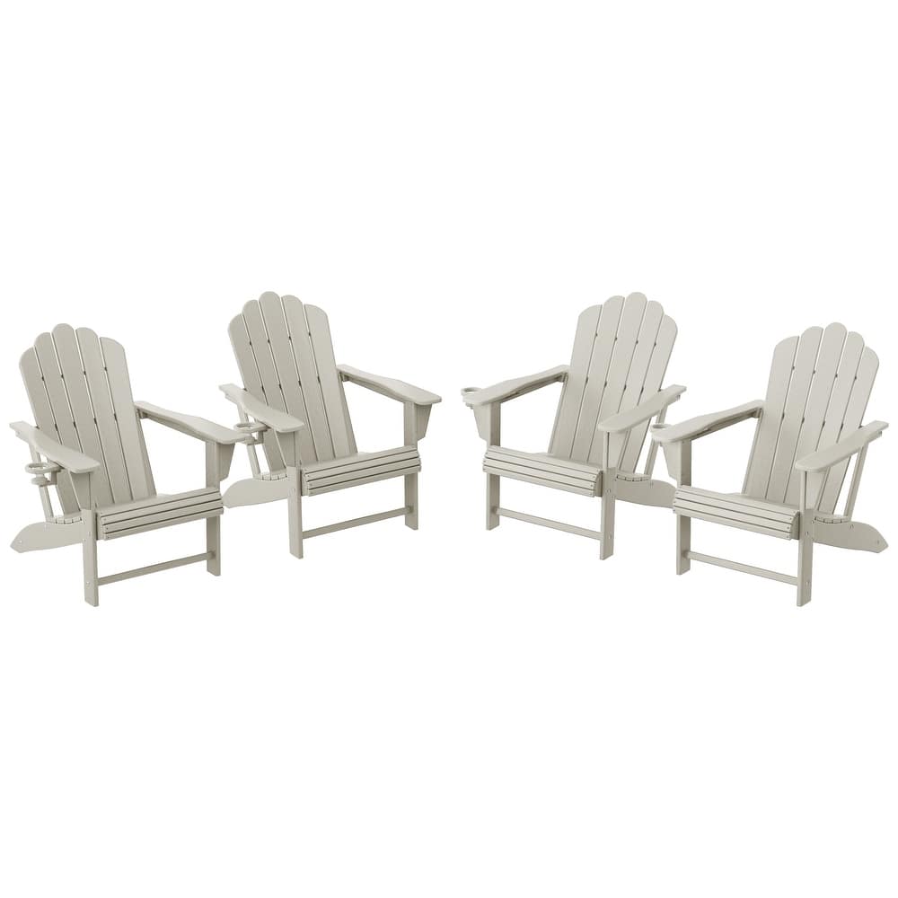 Aderson Outdoor Poly Adirondack Chair (Set of 4)