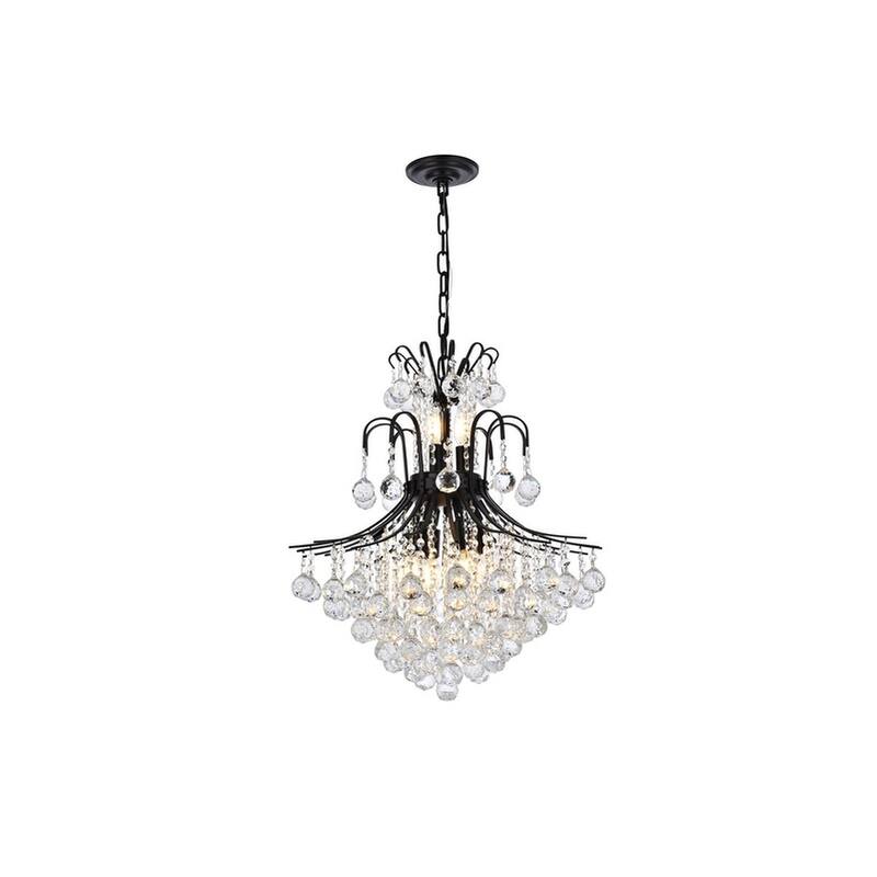 Touring 11 Light Chandelier - 22 Inch - Black