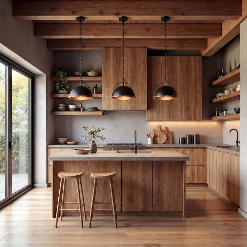 13" Metal Pendant, 1-Light Industrial Pendant Lights With Adjustable Height