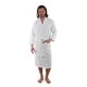 preview thumbnail 2 of 6, Classic White Turkish Cotton Belted Kimono Terry Cloth Bathrobe with 2 Pockets