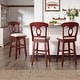 preview thumbnail 2 of 30, Ronda Napoleon Back Wood Swivel Chair