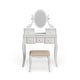 preview thumbnail 18 of 18, Roundhill Furniture Copper Grove Watt Wood Makeup Vanity Table and Stool Set