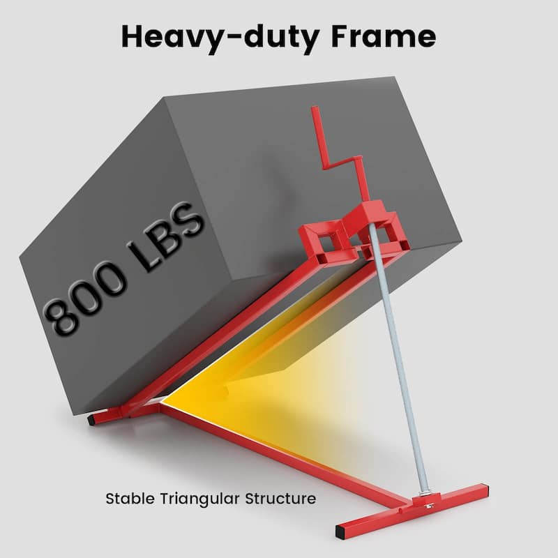 Costway Lawn Mower Lift Jack with Adjustable Height Angle Manual - See Details