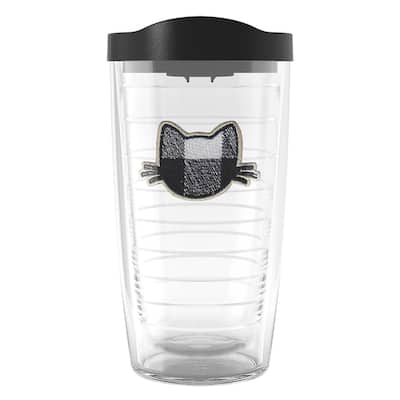 Tervis Plaid Cat Made in USA Double Walled Insulated Travel Tumbler, Classic