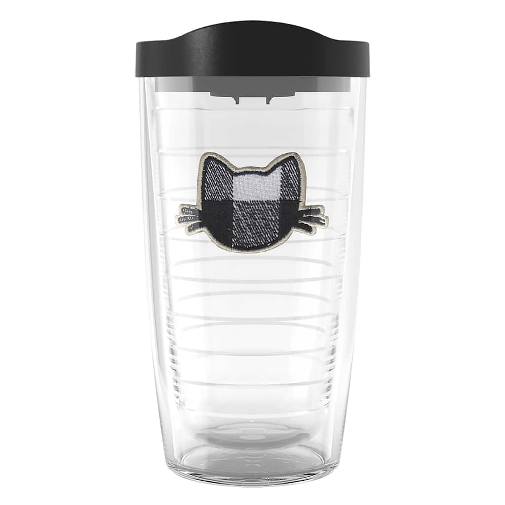 Tervis Plaid Cat Made in USA Double Walled Insulated Travel Tumbler, Classic