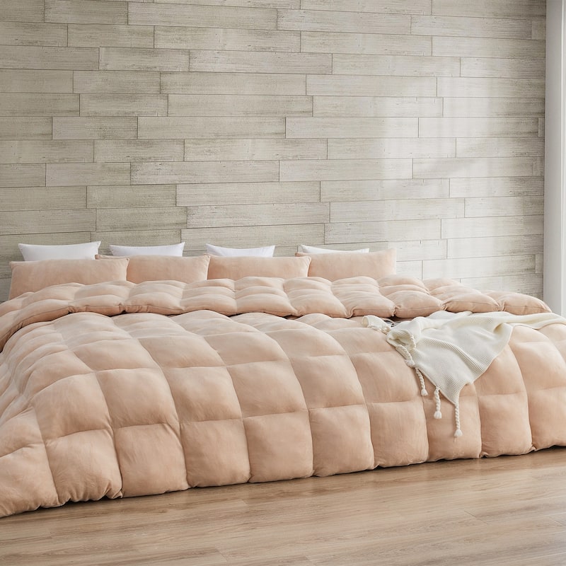 Boi He Thick® - Coma Inducer® Thick Oversized Comforter Set - Alaskan King - Almond Taupe