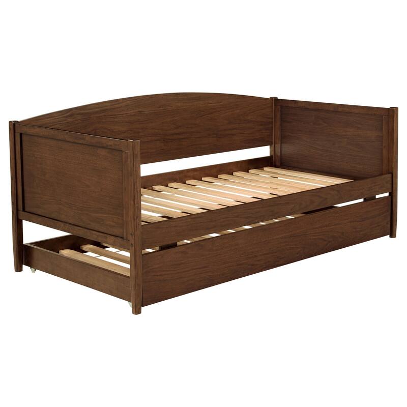 Fallbrook Medium Walnut Twin Daybed with Trundle