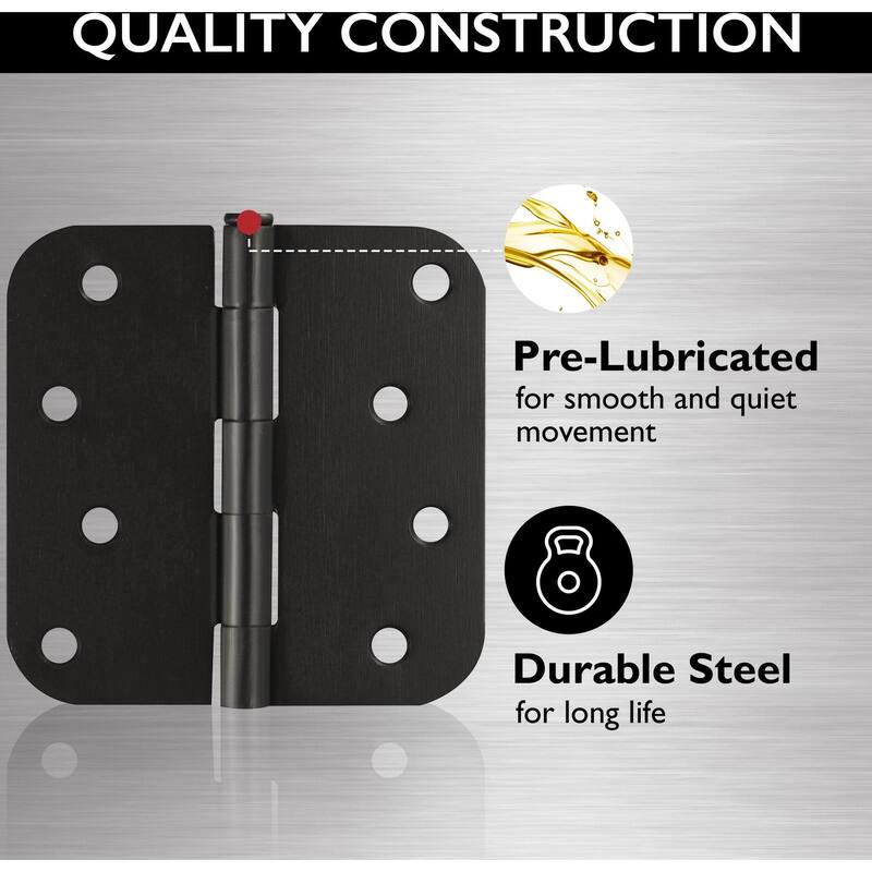 Design House 189597 4" x 4" Plain Bearing 5/8" Radius Corner Surface