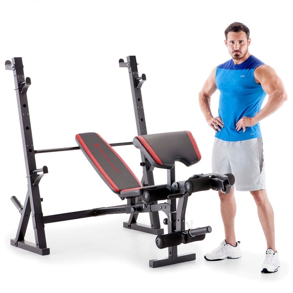 Marcy deluxe weight bench best sale