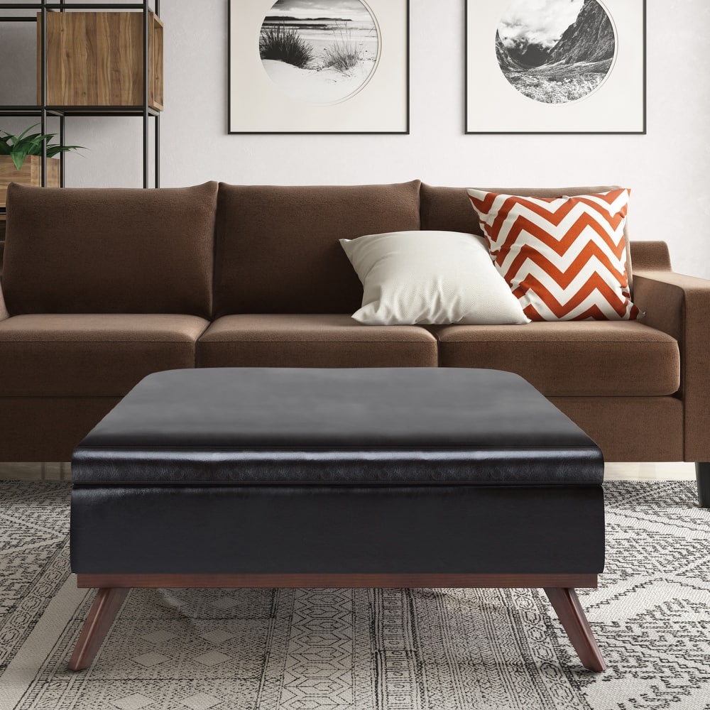 WYNDENHALL Ethan Mid Century Modern Table Ottoman