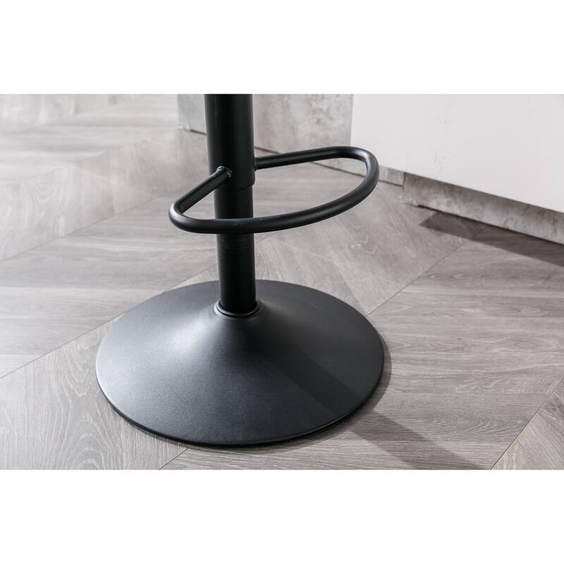 Bar Stools Set of 2,Adjustable Barstools with Back and Footrest, Counter Height Bar Chairs for Kitchen,Pub