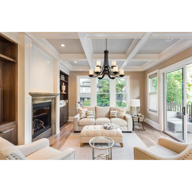 Bellevue ZCH74741 Sylvia 9 Light 31" Wide Pillar Candle Style