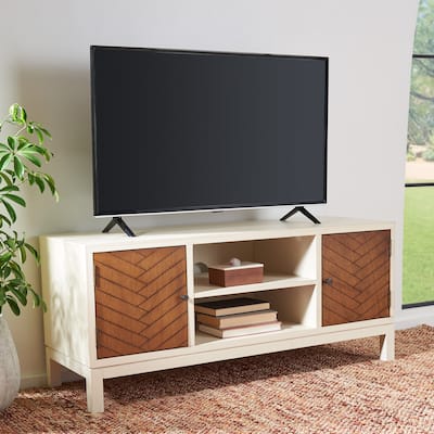 SAFAVIEH Ajana 47-inch Storage Media TV Stand - 47.3" W x 15.8" L x 20" H