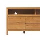 preview thumbnail 17 of 32, Walker Edison Farmhouse Rustic Solid Oak Wood 65" Sideboard with Storage