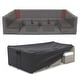 preview thumbnail 1 of 8, Waterproof Patio Furniture Set Cover Outdoor Sectional Sofa Cover 110"X84"X28"
