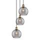 Option Brushed Brass / Light Smoke Deco Swirl